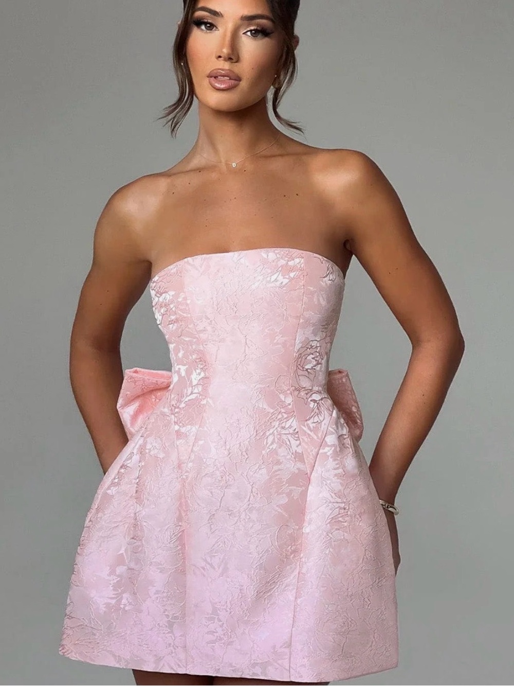 Elenora mini dress - blush BRAND NEW WITH TAGS